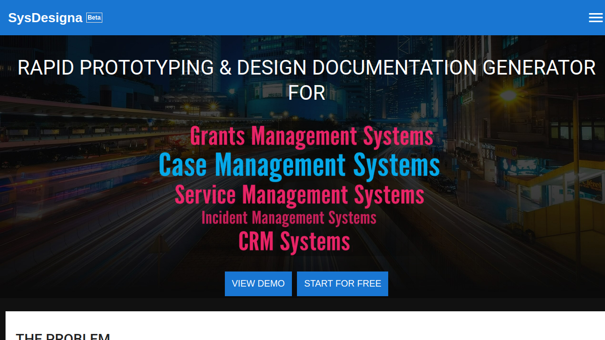 SysDesigna官网截图