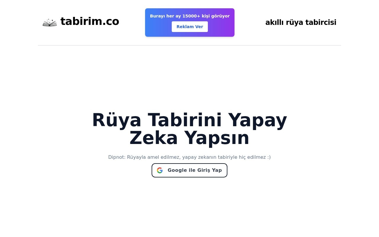Tabirim官网截图