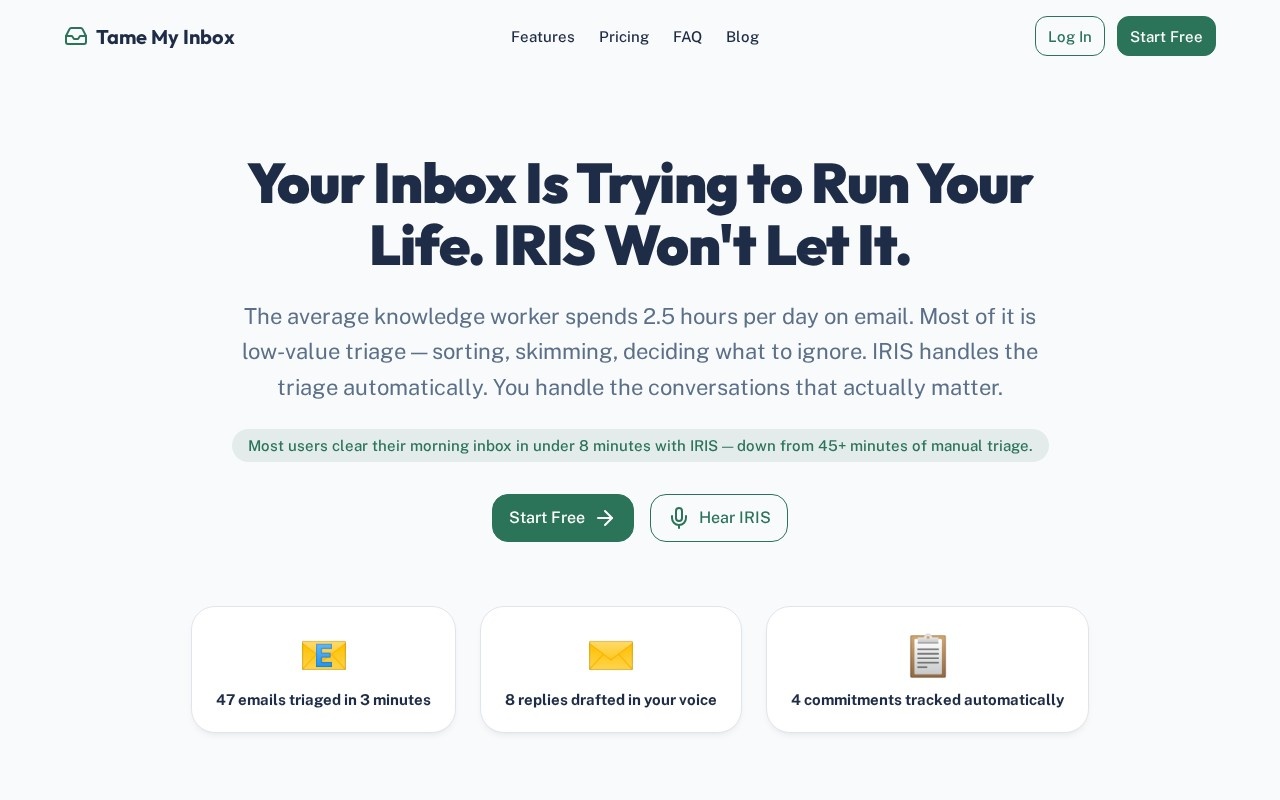 Tame My Inbox官网截图