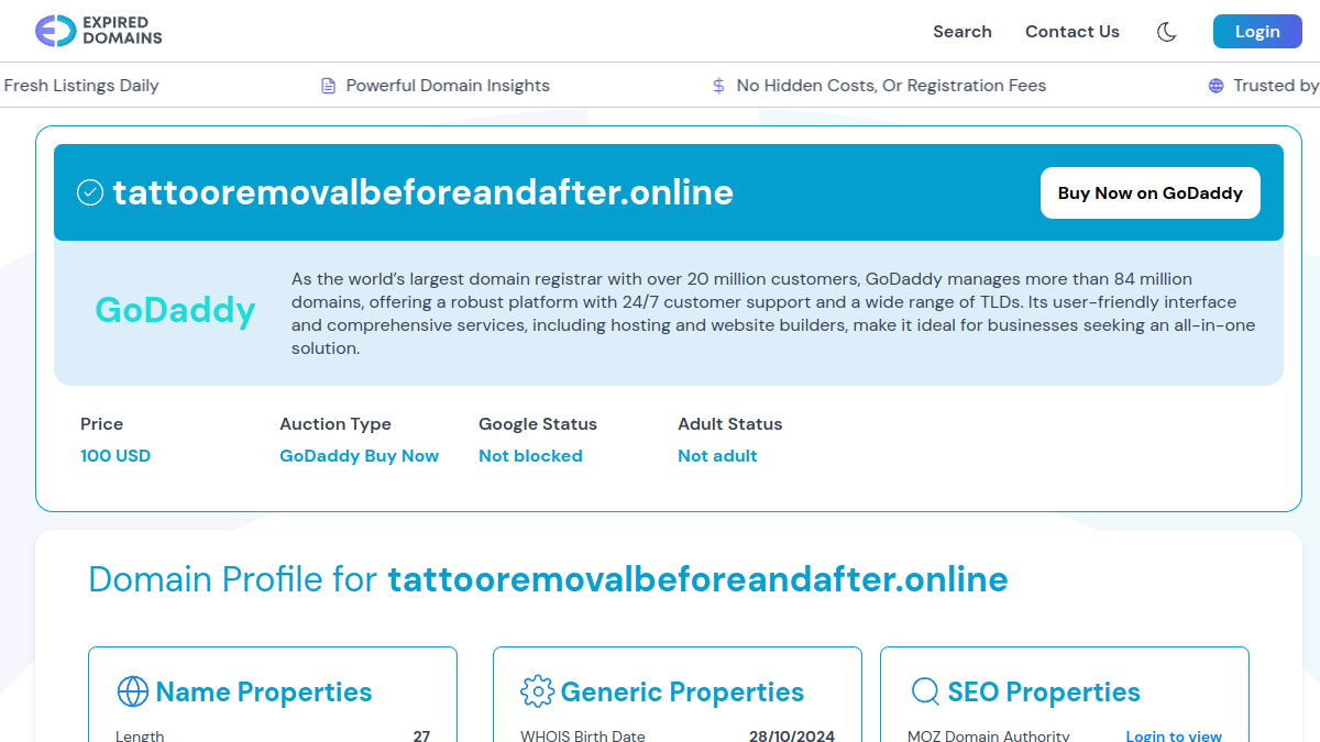AI Tattoo Removal官网截图