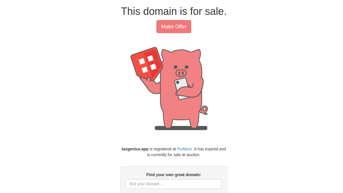 TaxGenius官网截图
