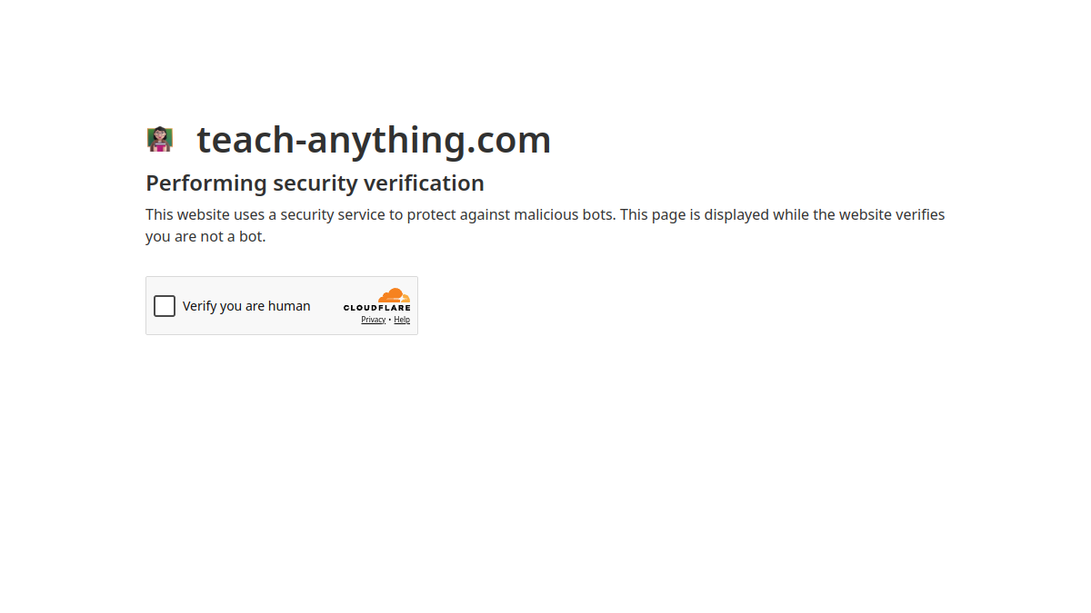 Teach Anything官网截图