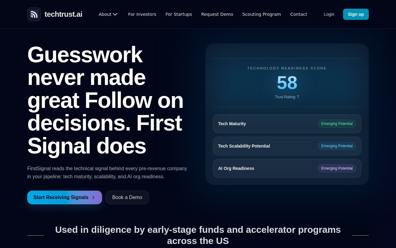 techtrust.ai官网截图