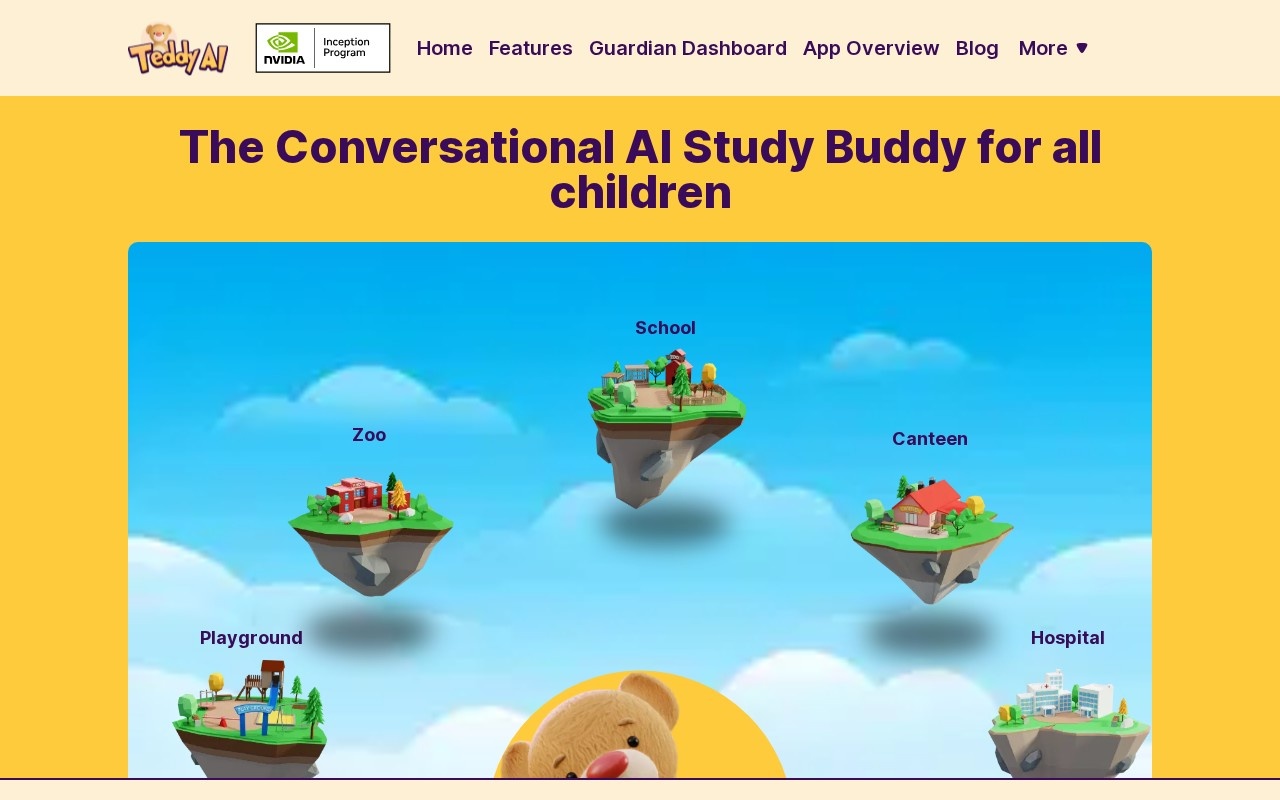 Teddy AI官网截图