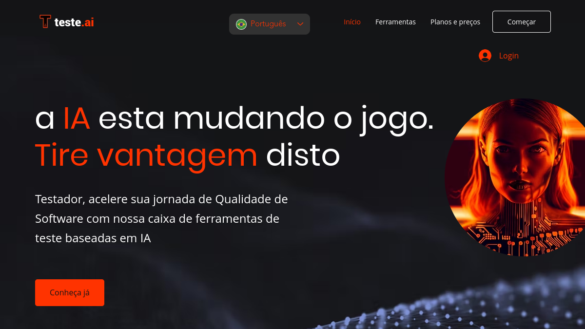 Teste.ai官网截图