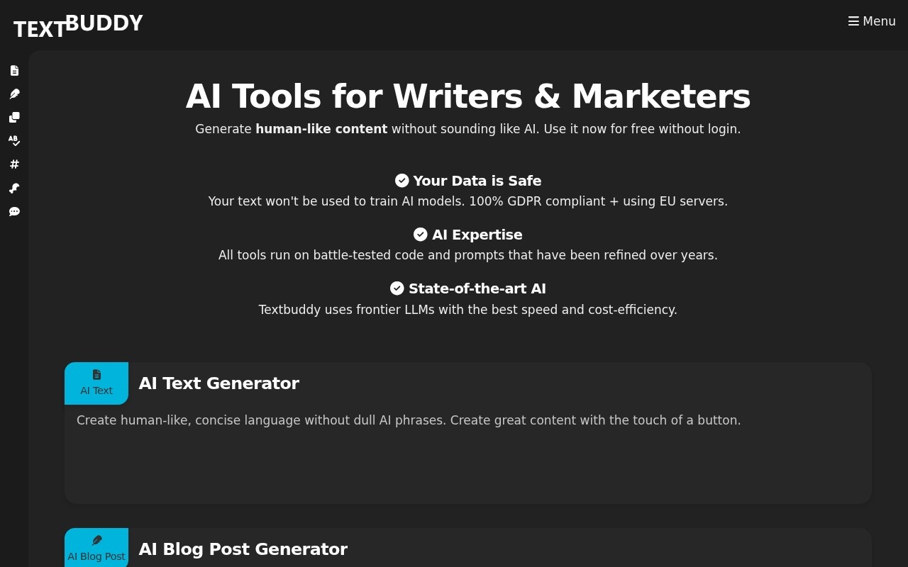 Textbuddy官网截图
