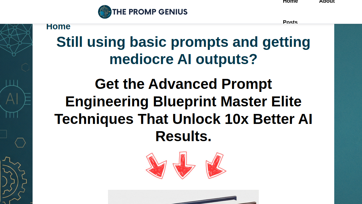 Prompt Genius官网截图