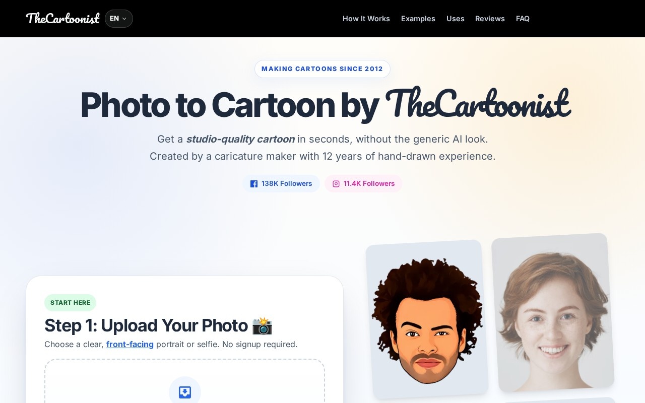 TheCartoonist.Studio官网截图