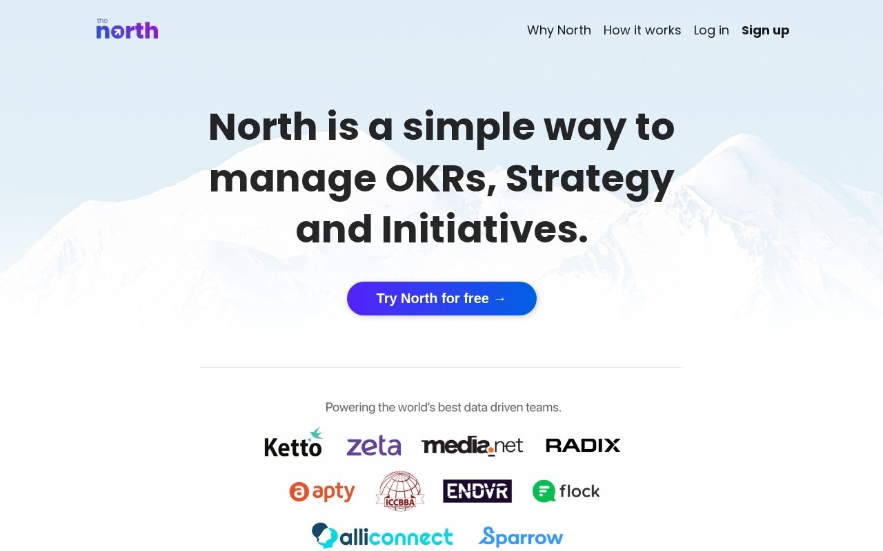 The North官网截图