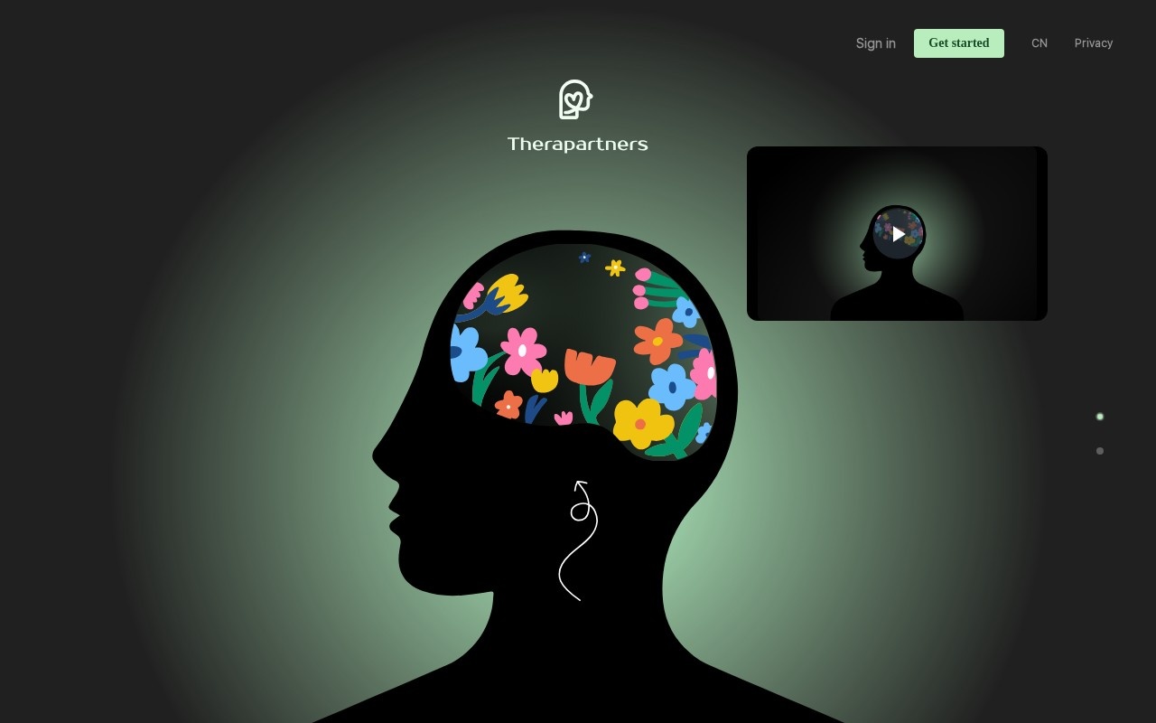 Therapartners官网截图