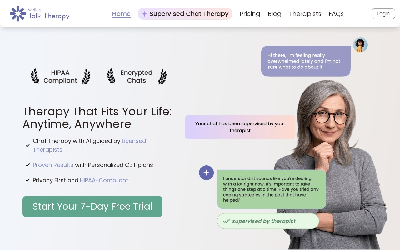 Talk Therapy官网截图