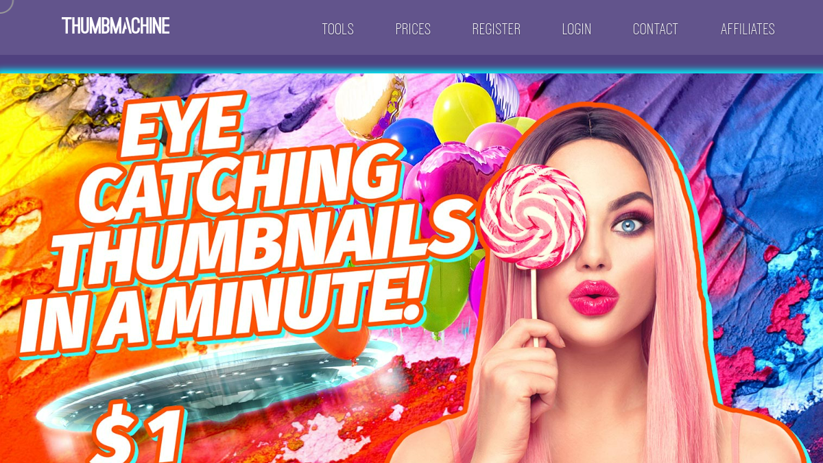 Thumbmachine官网截图