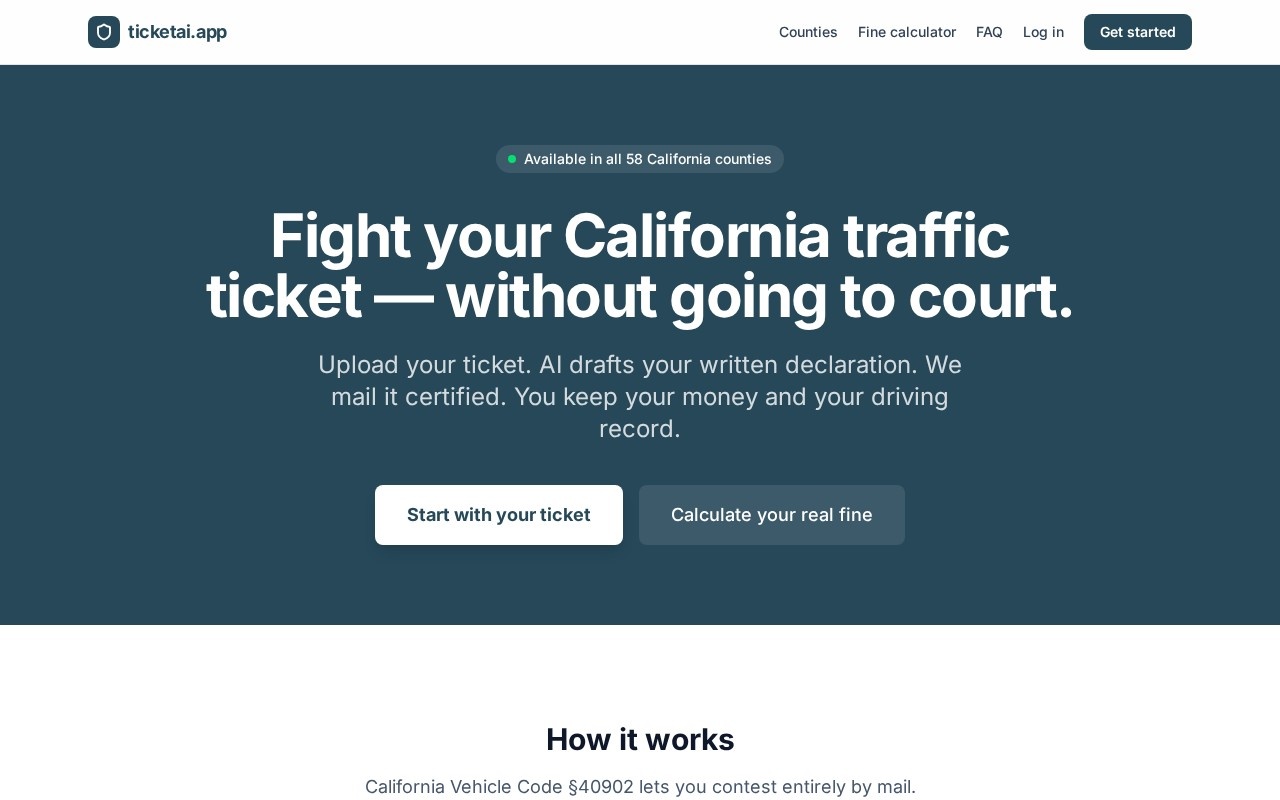 Ticket AI官网截图
