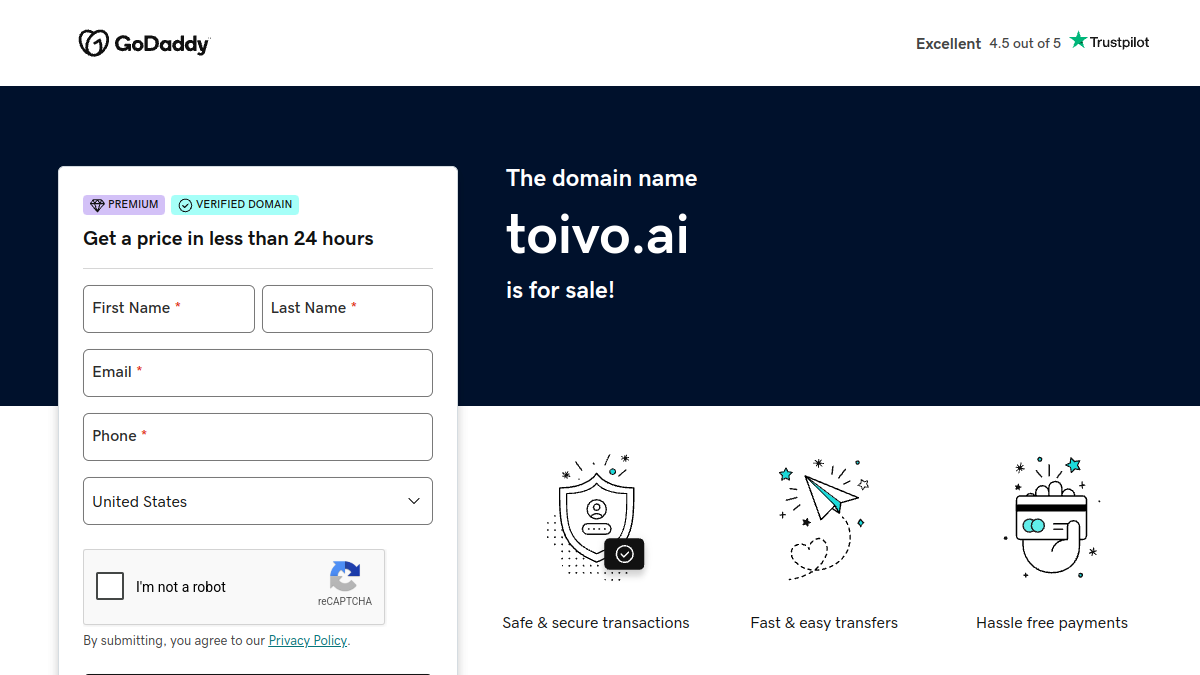 Toivo官网截图