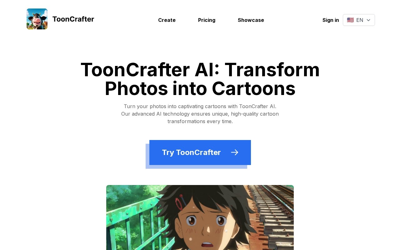 ToonCrafter AI官网截图