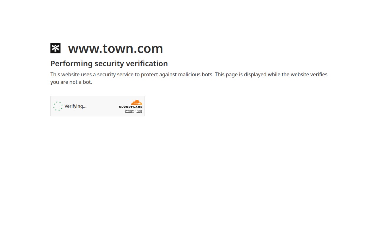 Town官网截图