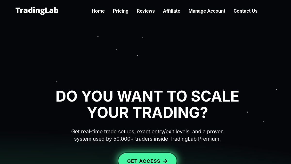 TradingLab官网截图