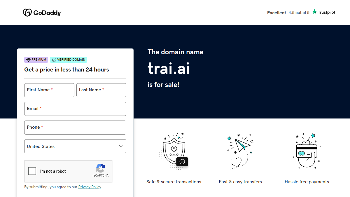 trai.ai官网截图