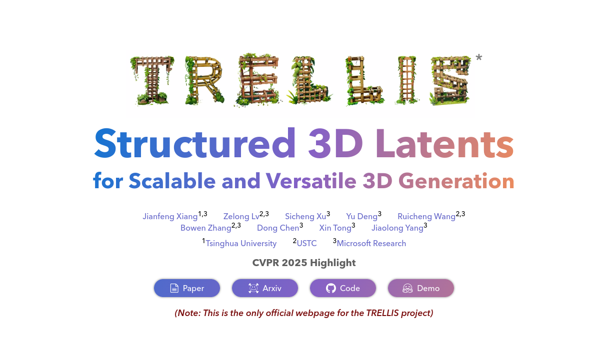 TRELLIS官网截图