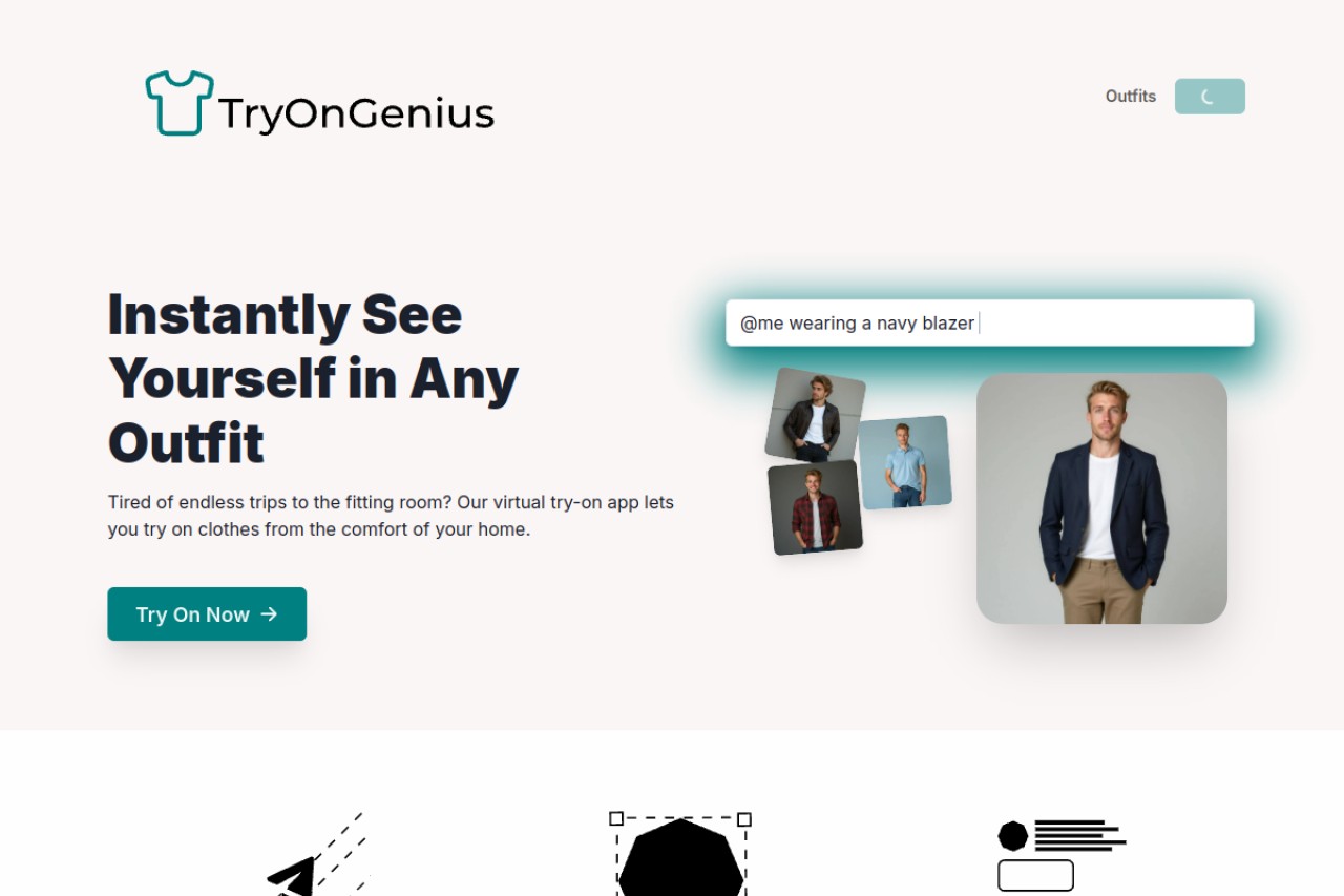 TryOnGenius官网截图