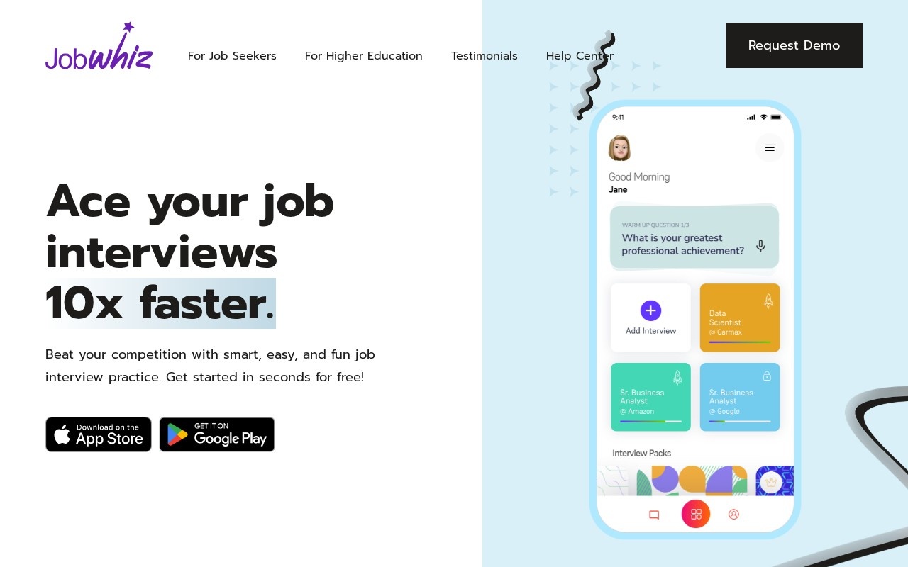 Whiz: AI Job Interview Prep官网截图