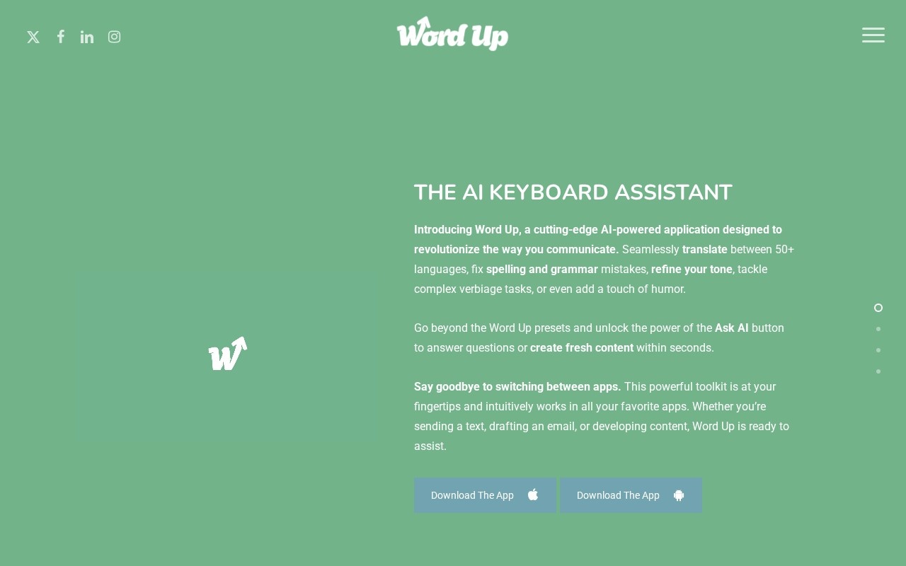 Word Up官网截图
