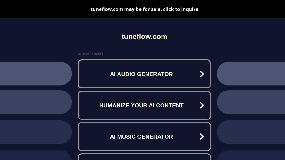 TuneFlow官网截图