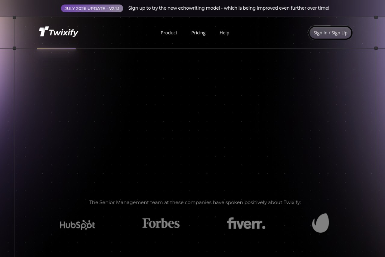 Twixify官网截图