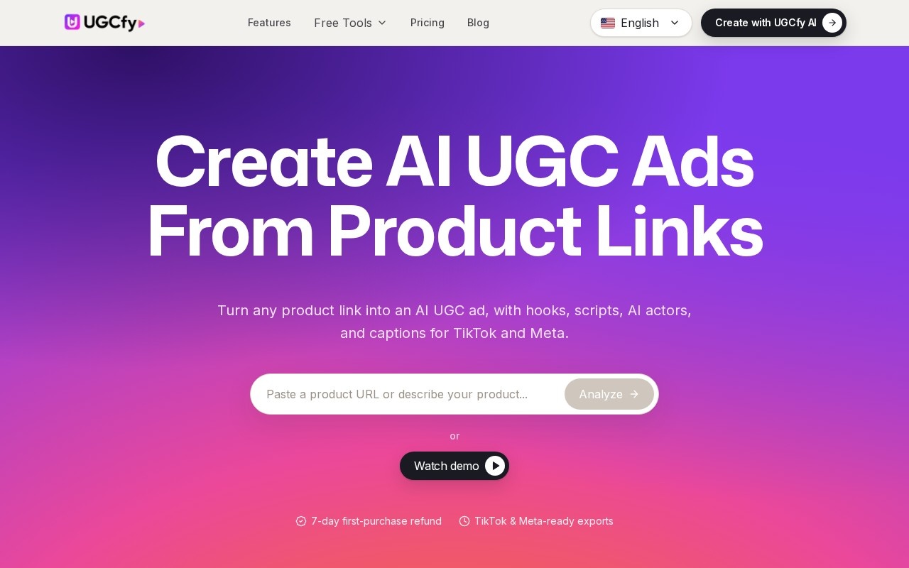 UGCfy AI官网截图