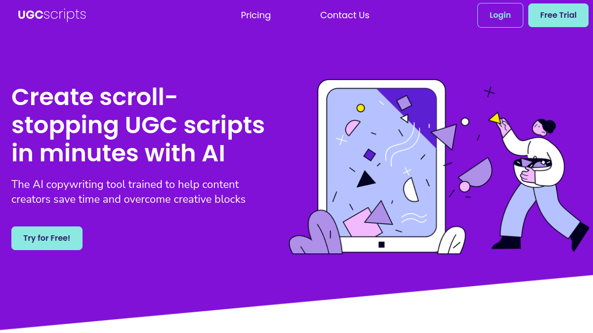 UGC Scripts官网截图
