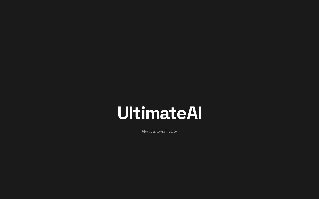 Ultimate AI官网截图