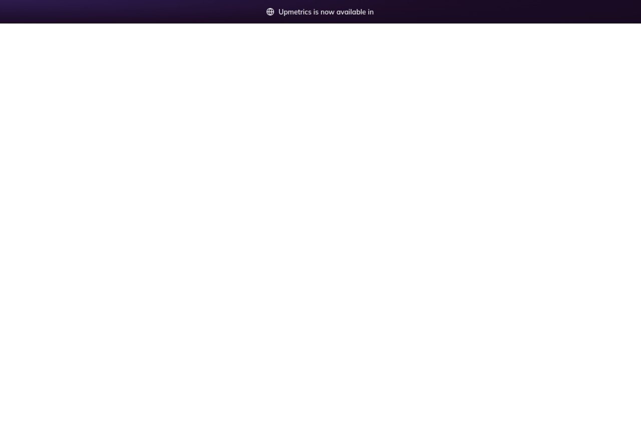 Upmetrics官网截图