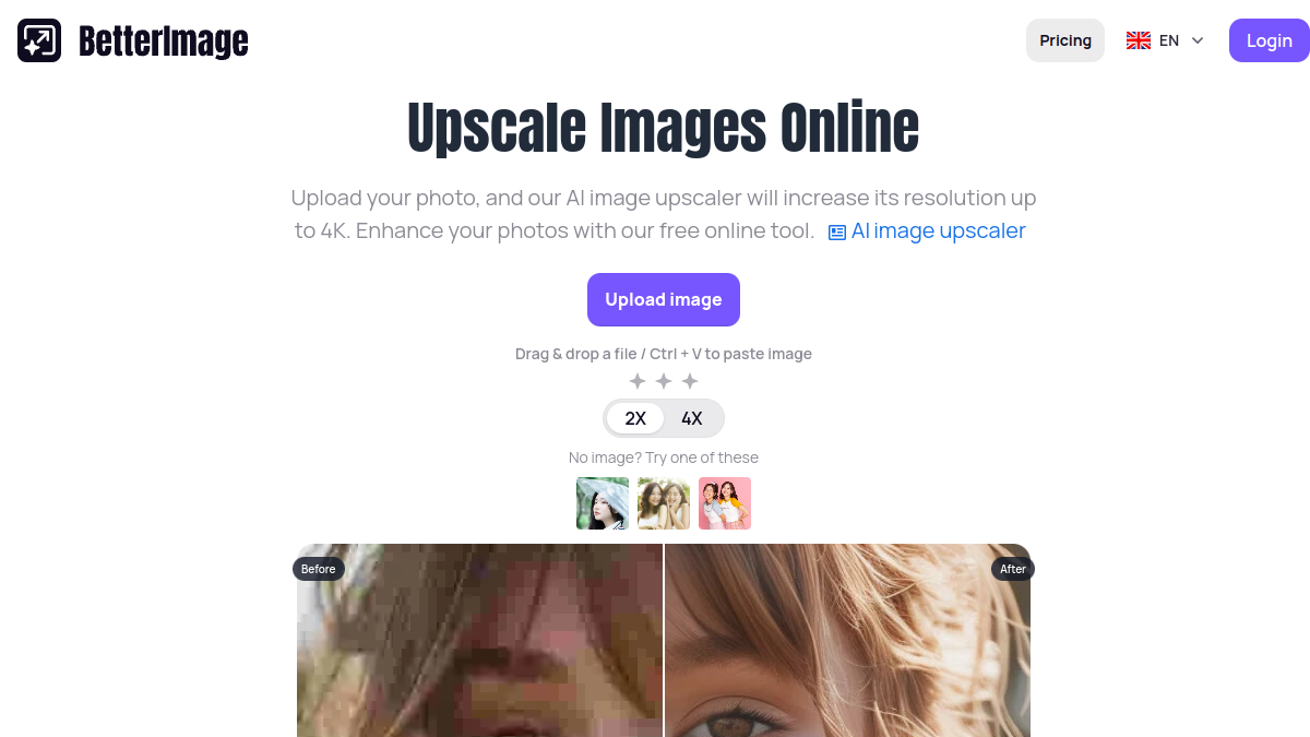 upscales.ai官网截图