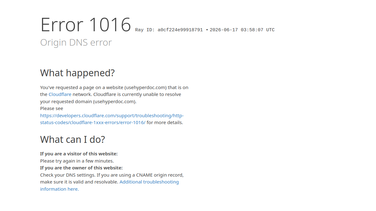 HyperDoc官网截图