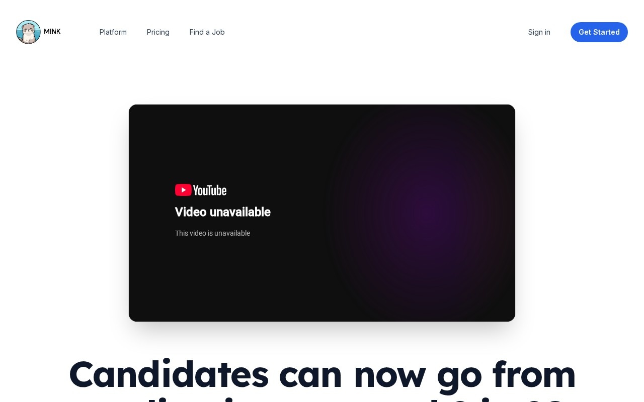 Mink官网截图