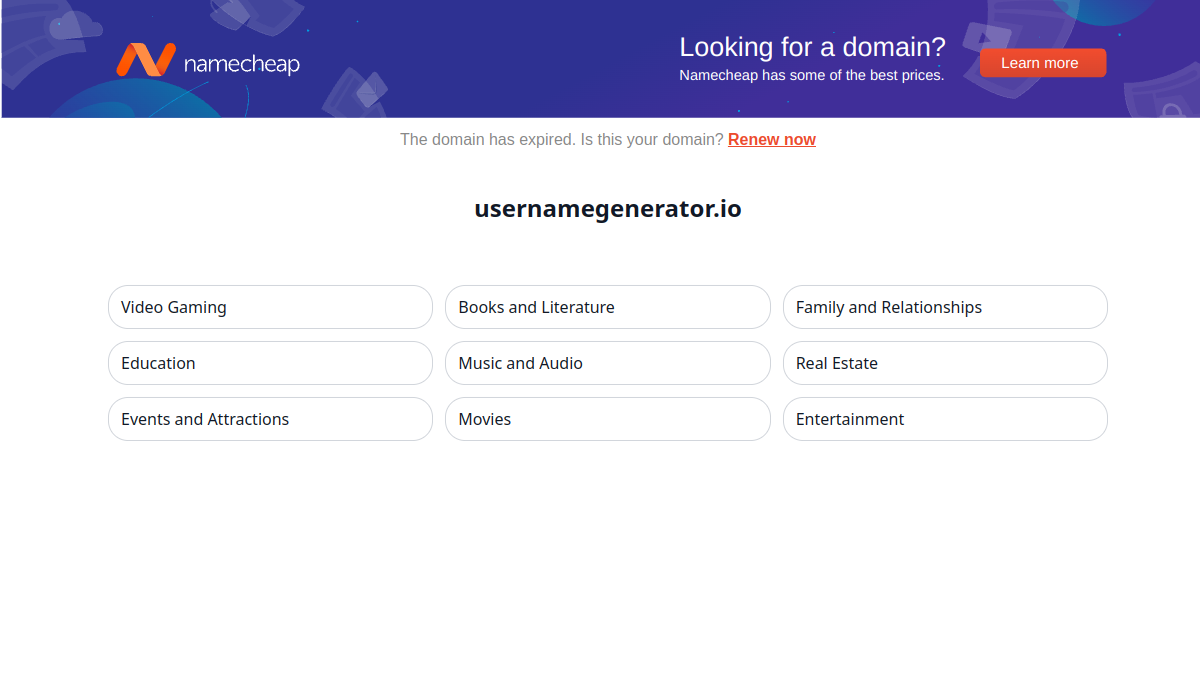 Username Generator官网截图