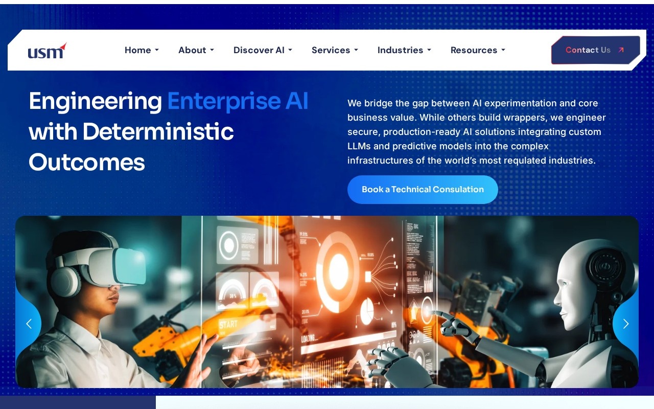 USM Business Systems官网截图