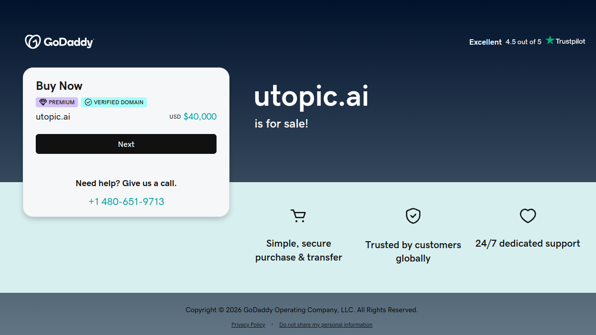 Utopic.ai官网截图
