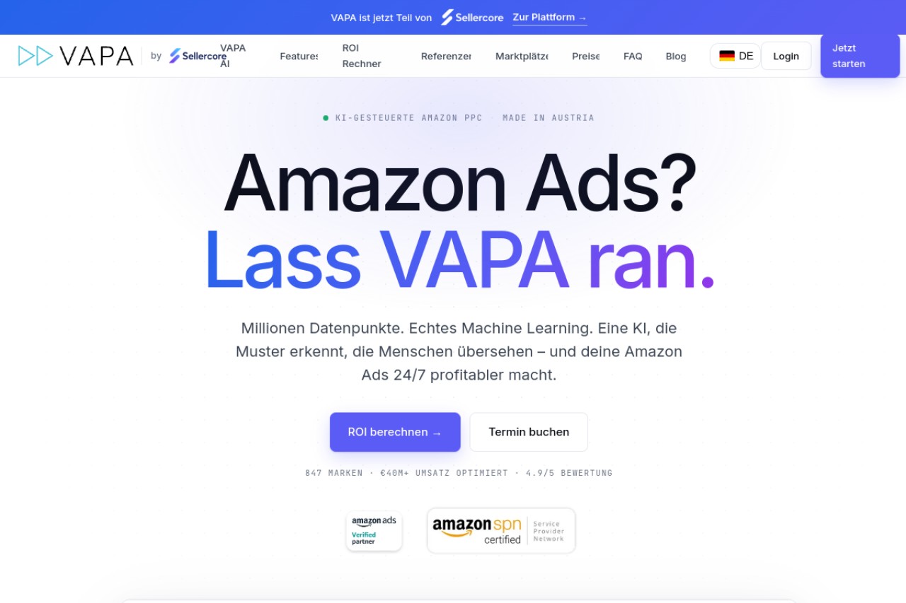 VAPA官网截图