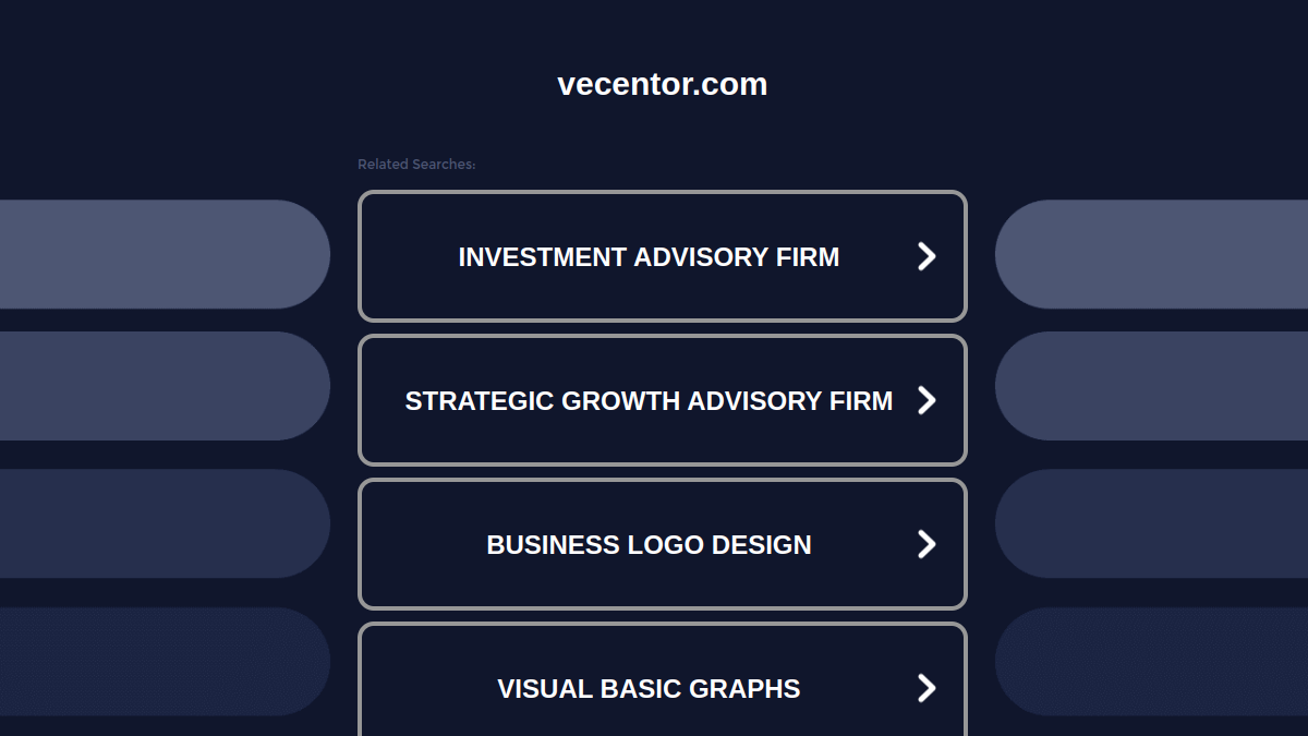 Vecentor官网截图