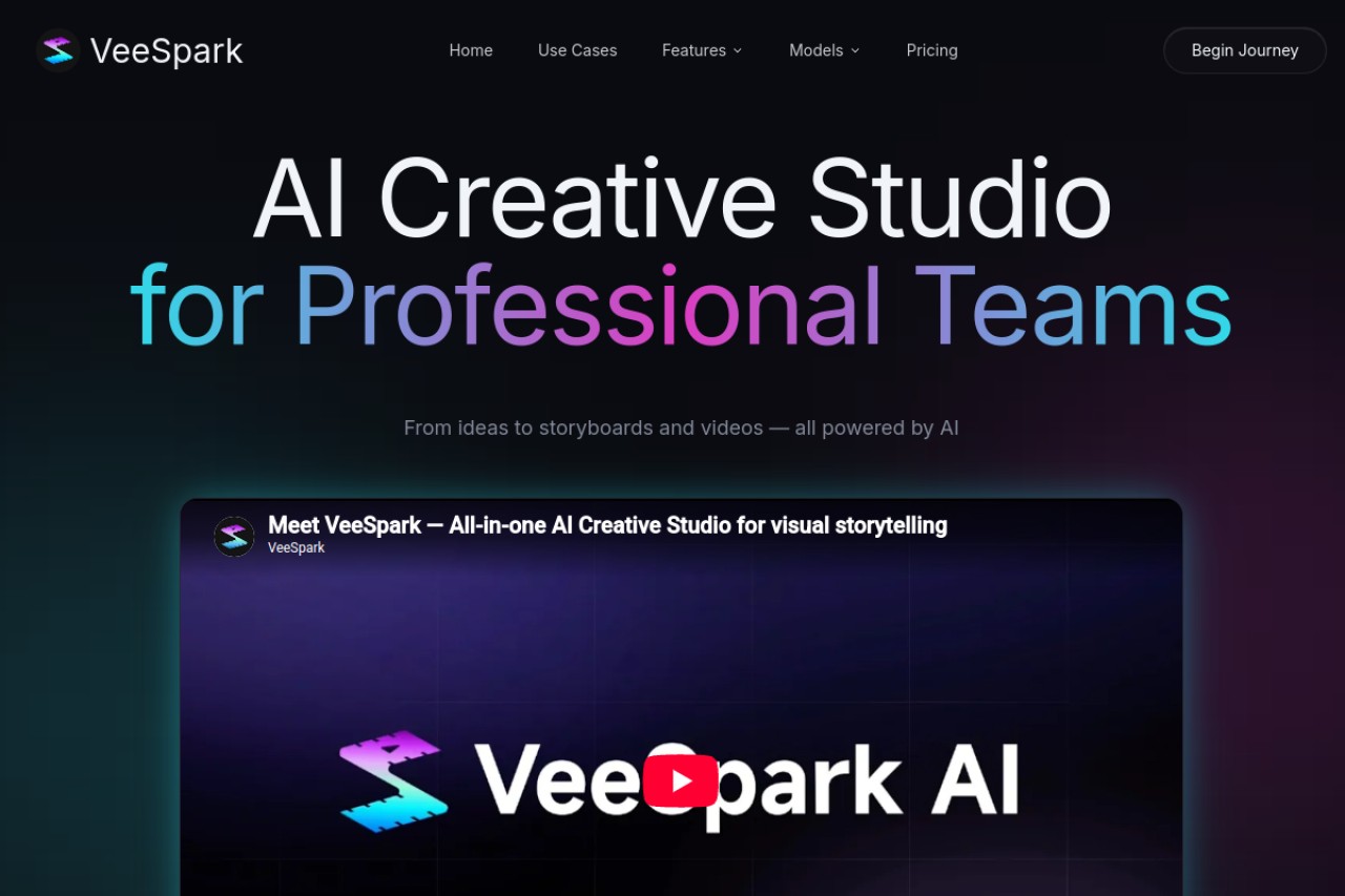 VeeSpark官网截图