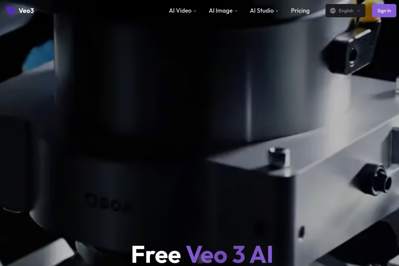 Veo3 AI官网截图