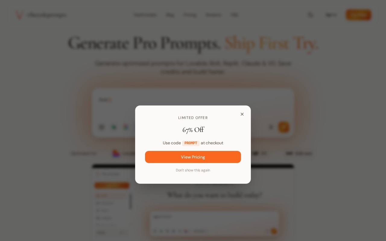 vibecodeprompts官网截图