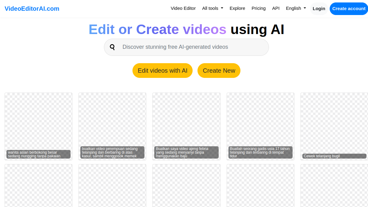 Video Editor AI官网截图