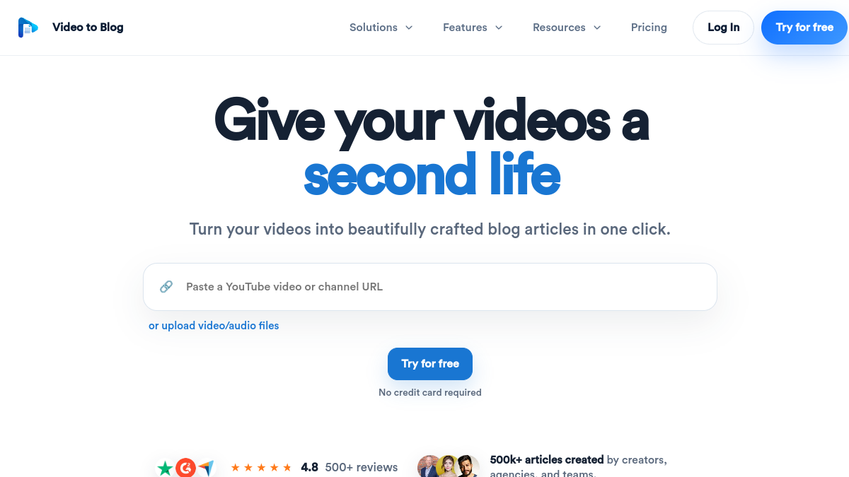 Video to Blog官网截图