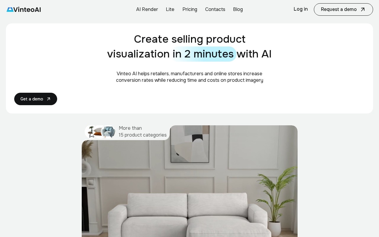 Vinteo AI官网截图