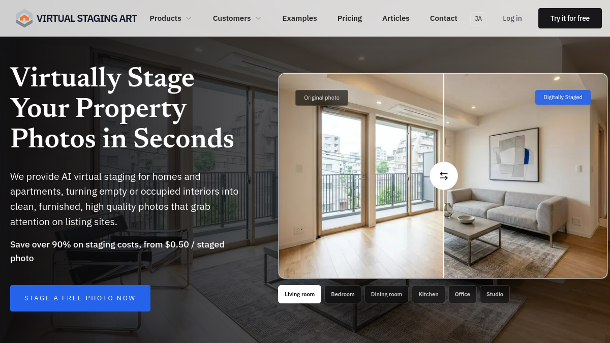 VirtualStaging.art官网截图