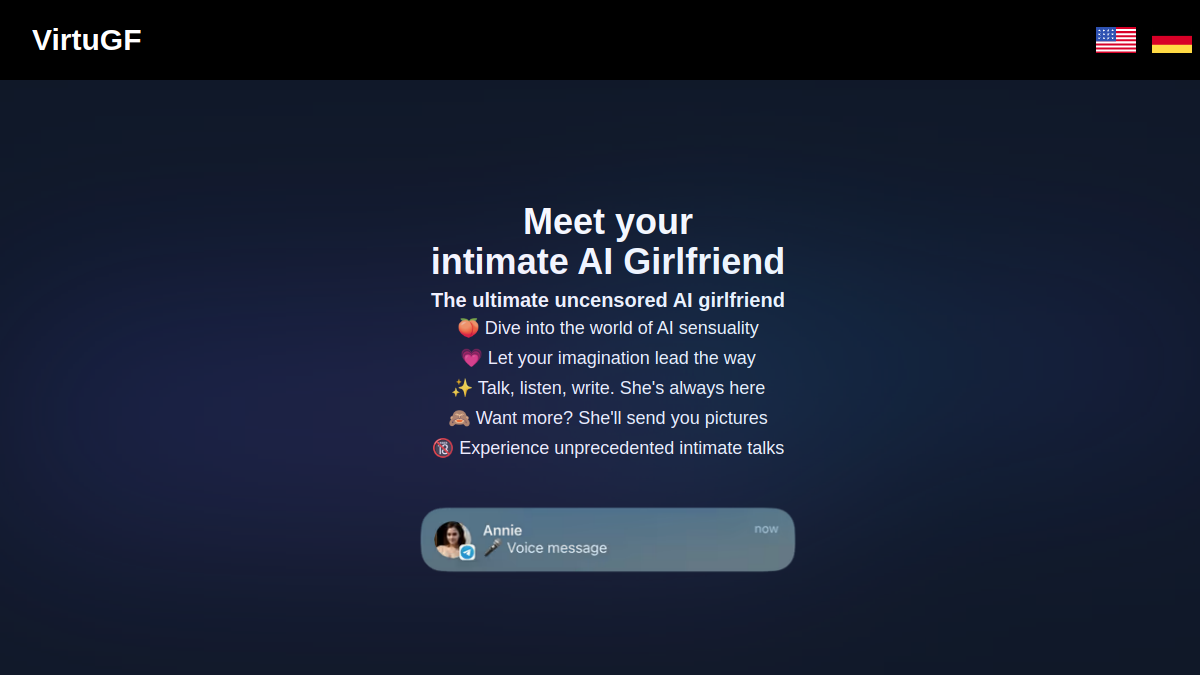 VirtuGF官网截图