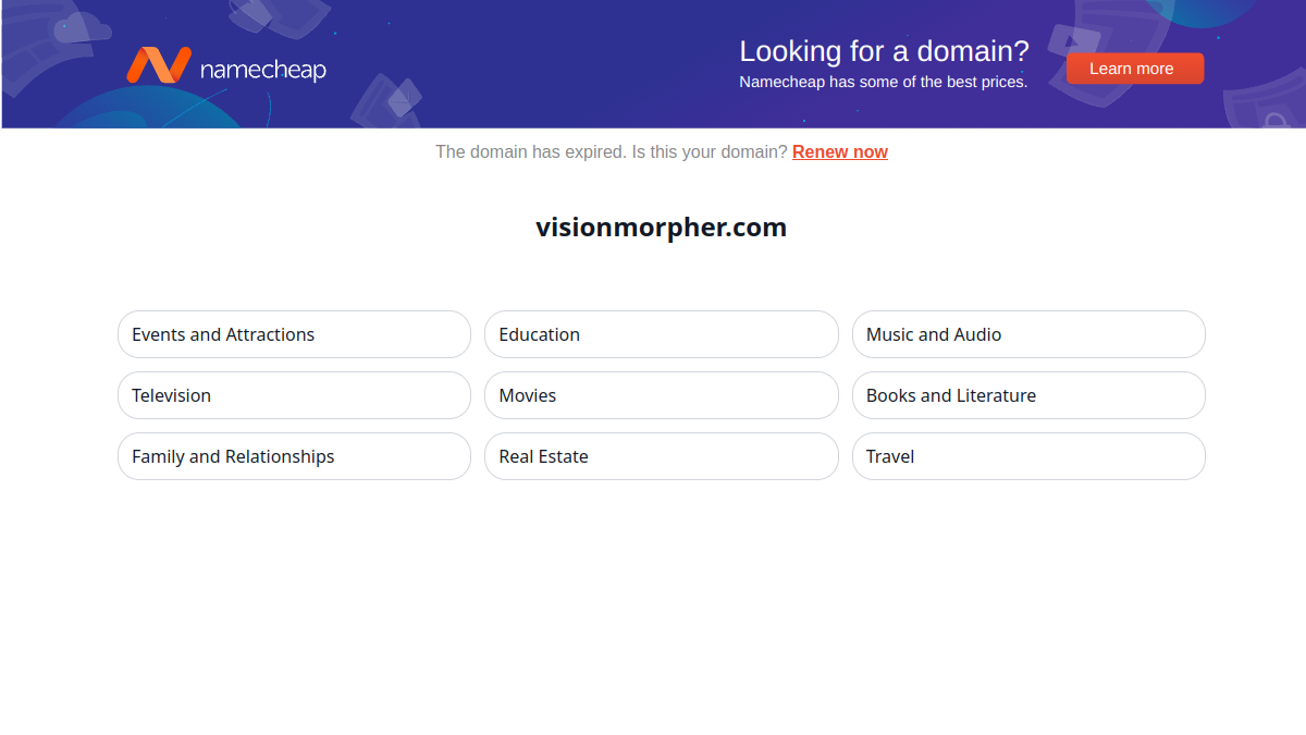 VisionMorpher官网截图