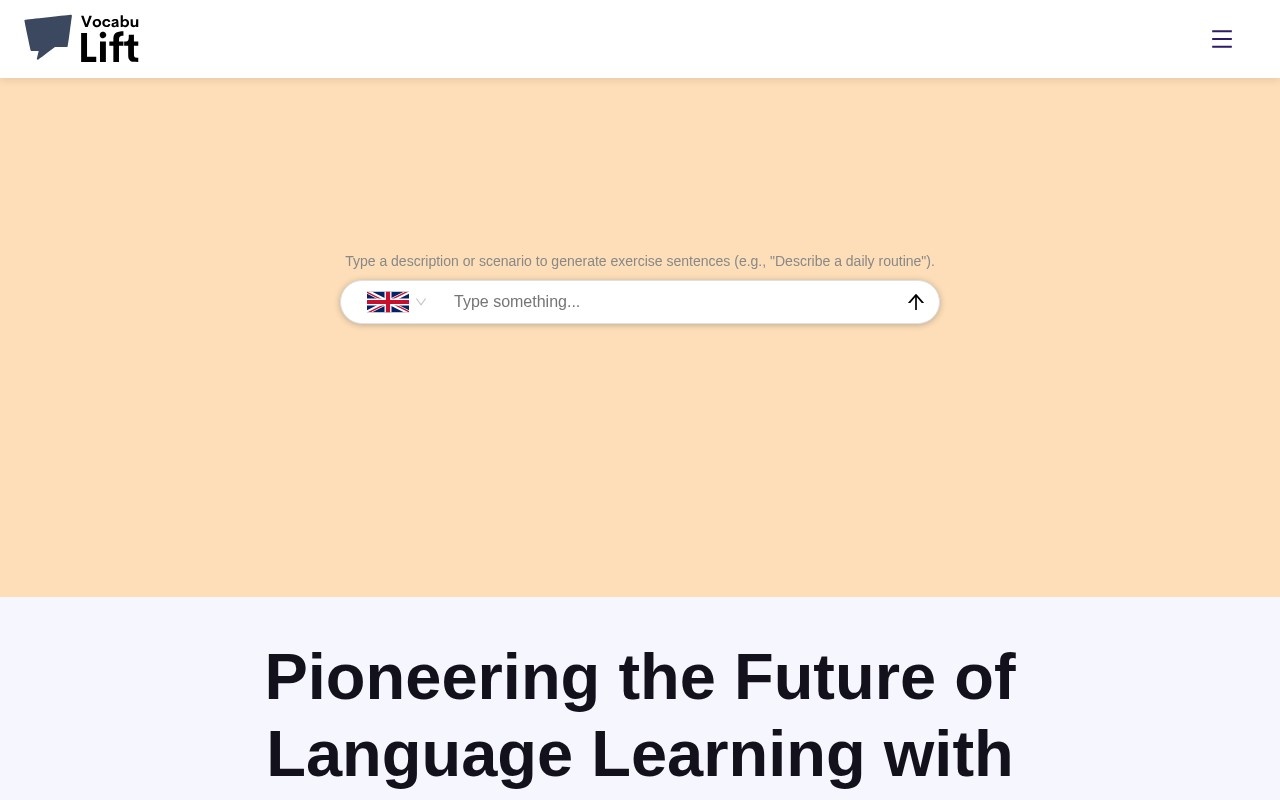 Vocabulift官网截图